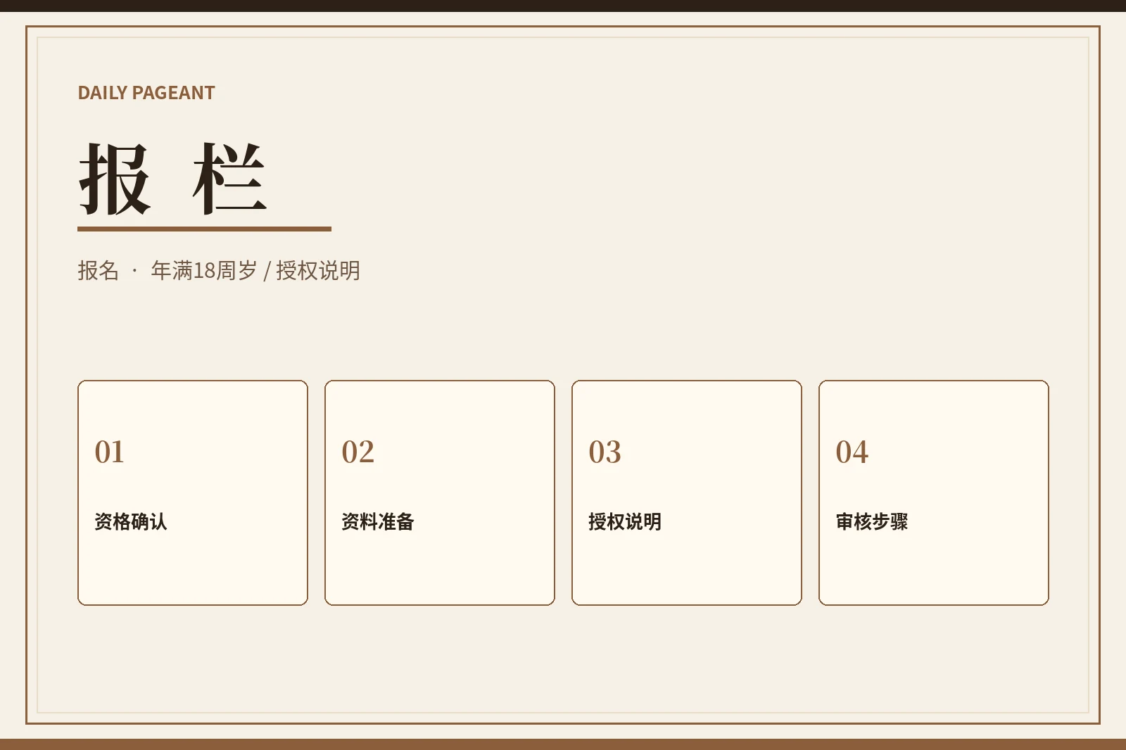 报栏主题画面